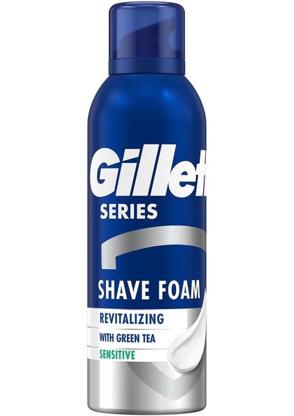 Gillette Series Yeşil Çay Içeren Canlandırıcı Tıraş Köpüğü, 200ML