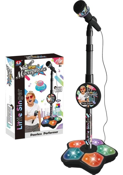 RG-12BK Çocuklar Için Mikrofon Eğitici Oyuncak Siyah