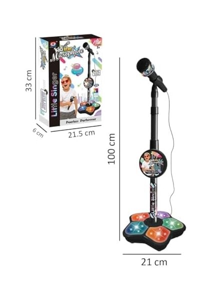 RG-12BK Çocuklar Için Mikrofon Eğitici Oyuncak Siyah fiyatları