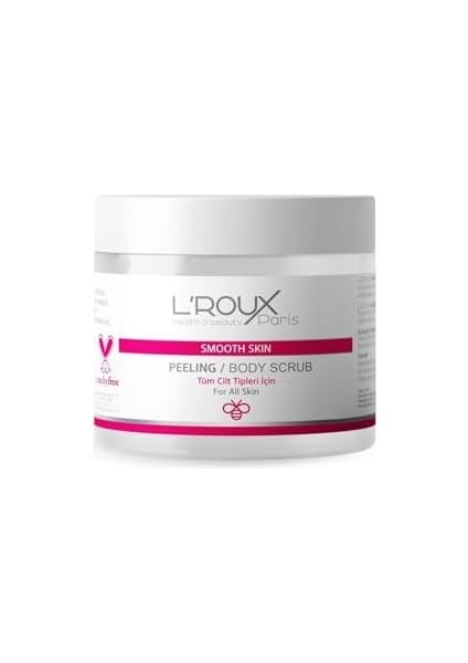 L'roux Arındırıcı Aydınlatıcı ve Besleyici Selülit Karşıtı Yoğun Nemlendirici Vücut Peelingi, 100ML