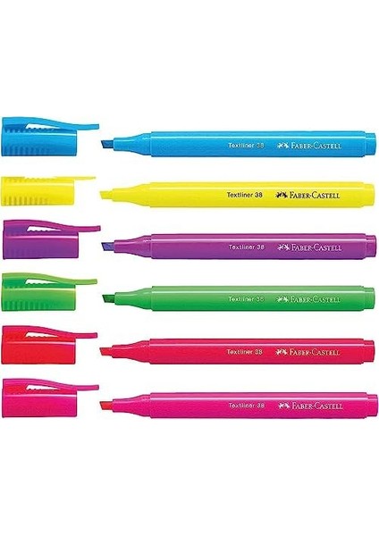 Fosforlu 38 Neon Renkler 6'lı modelleri