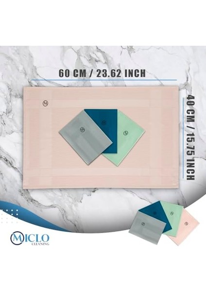 Cleanıng Mikrofiber Temizlik Bezi | Sihirli Bez, Cam ve Ayna Bezi | 4'lü Paket | Somon Serisi modelleri