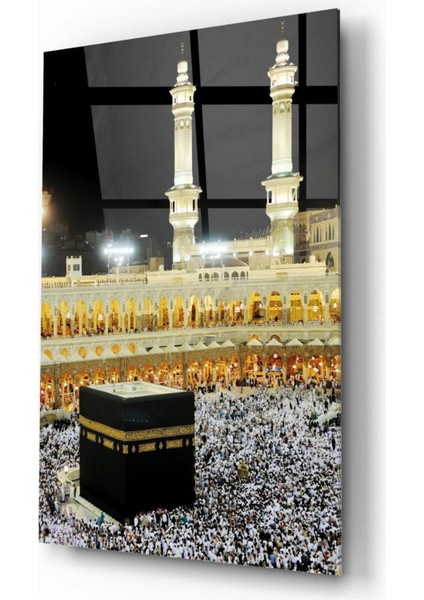 Kabe Dini Uzaktan Görünüm Dekoratif Cam Tablo modelleri