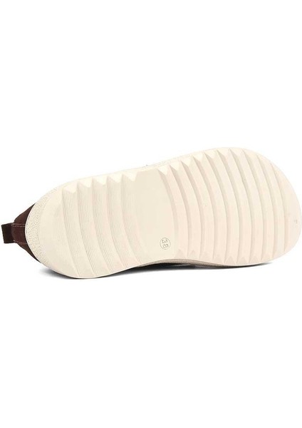 Kadın Kahverengi Bağcıklı Kalın Tabanlı Süet Deri Ayakkabı indirimleri