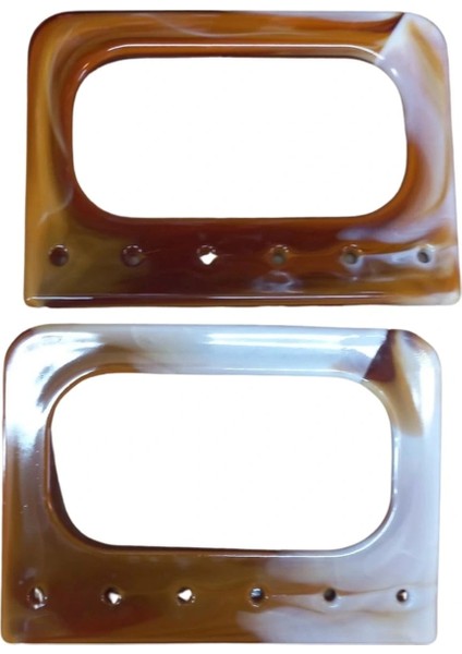 Çanta Sapı Akrilik Kare Delikli 12 cm