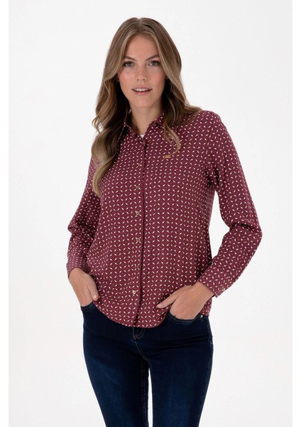 2331302 Feltem U.s Polo Assn. Kadın Uzun Kol Gömlek