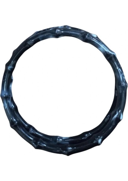 Çanta Sapı Akrilik Yuvarlak Siyah