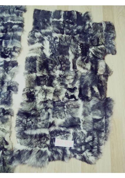 Gerçek Koyun Postundan Toskana Uzun Tüylü, Kalın Tok Duran Rengarenk Halı Seccade