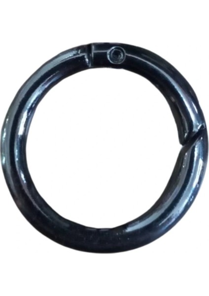 Çanta Halkası Yuvarlak 3 cm Siyah