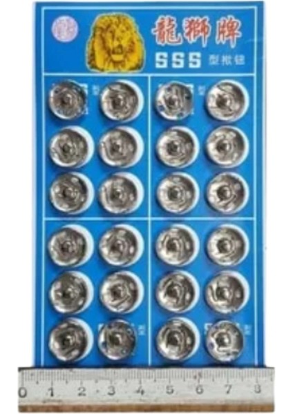 Çıt Çıt Model 2 Numara Metal 24'lü