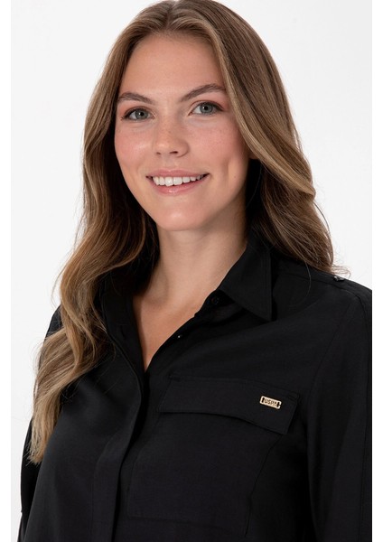 2240010 Getre-Tnk U.S Polo Assn. Kadın Uzun Kol Gömlek fiyatları