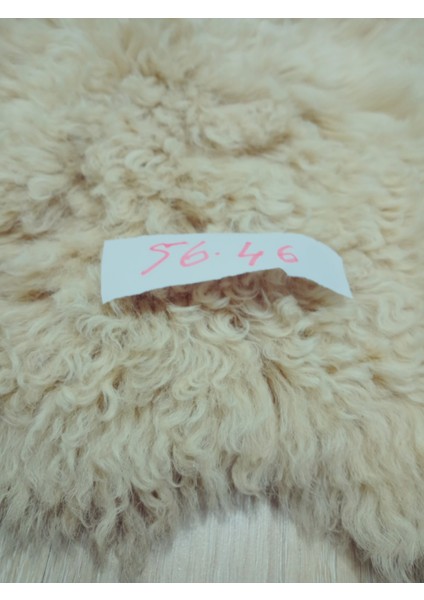 Hakiki Doğal Koyun Kuzu Postu Paspas Dekoratif