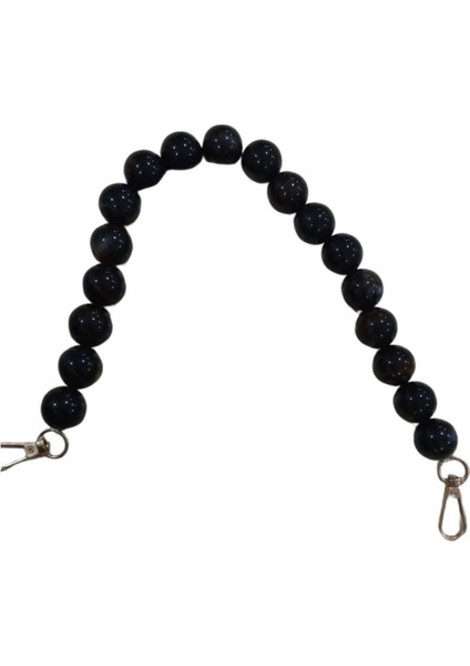 Çanta Askısı 40 cm Akrilik Yuvarlak Kahverengi