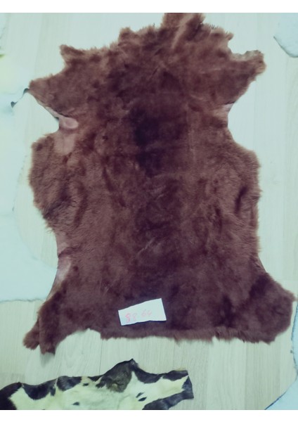 Hakiki Kuzu Koyun Postu , Halı, Yolluk, Dekorluk , Etli Kalın Canlı Renk 88X64CM