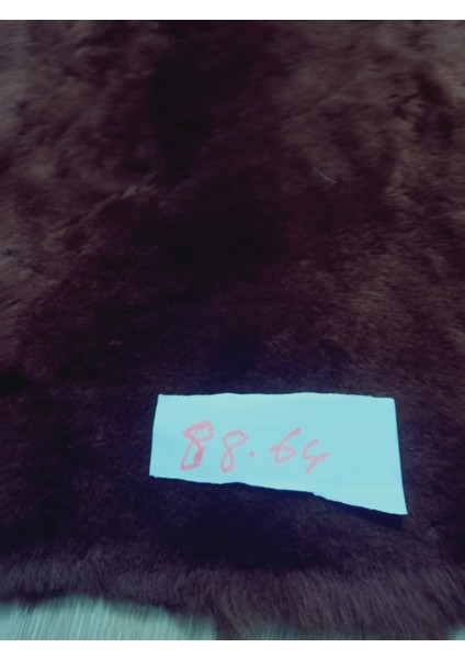 Hakiki Kuzu Koyun Postu , Halı, Yolluk, Dekorluk , Etli Kalın Canlı Renk 88X64CM