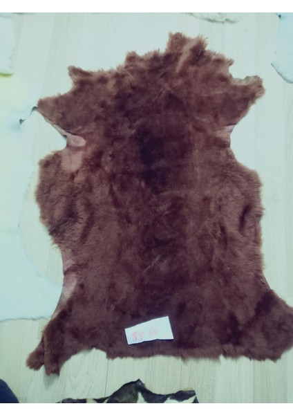 Hakiki Kuzu Koyun Postu , Halı, Yolluk, Dekorluk , Etli Kalın Canlı Renk 88X64CM