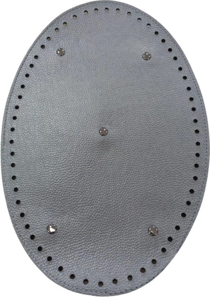 Çanta Tabanı Oval 20 cm Gümüş