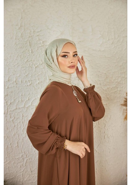 Ankanoor Kahverengi Mevlana Ferace ANKA255002 modelleri