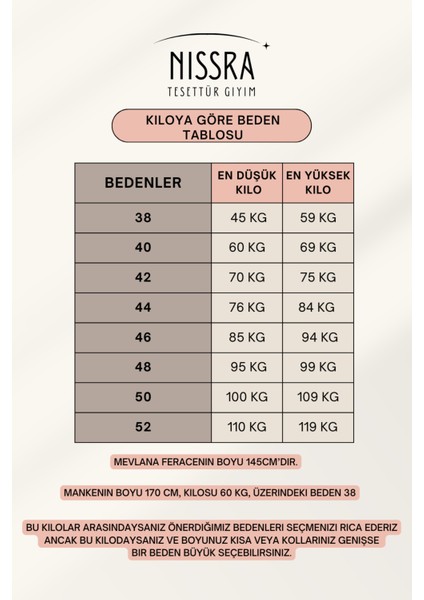 Ankanoor Kahverengi Tam Boy Düğmeli Ferace ANKA255000