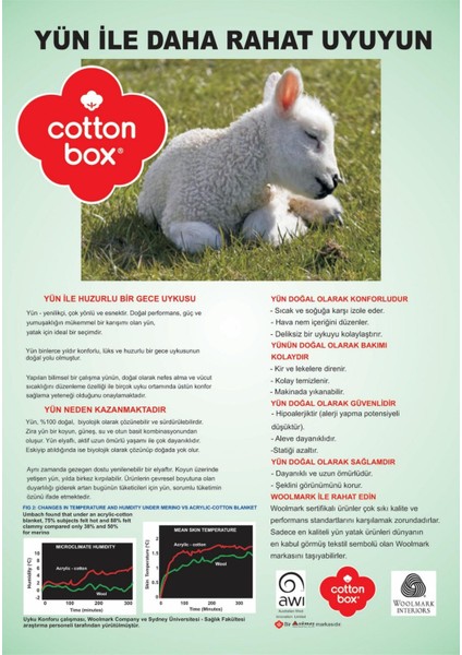 Cotton Box Bebek Yün Yastık 35x45 fiyatları