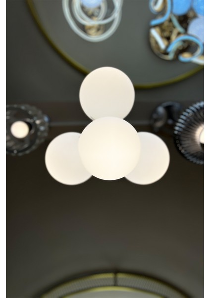 Globe Golden 3+1 Sarkıt Cam Avize modelleri