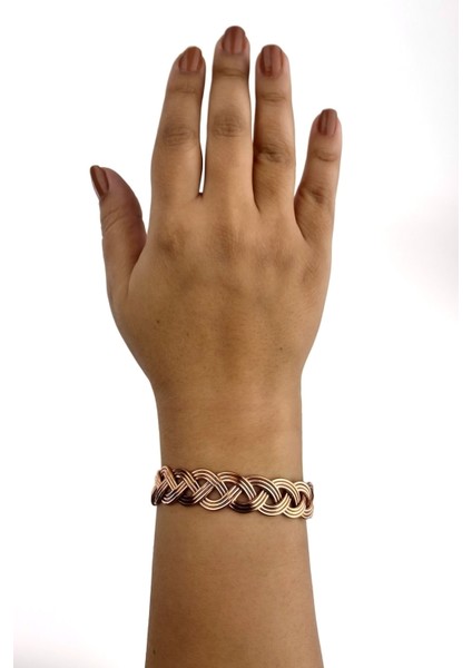 El Yapımı Ayarlanabilir Burgulu Saf Bakır Bileklik , Bakır Bilezik BB-331 fırsatları