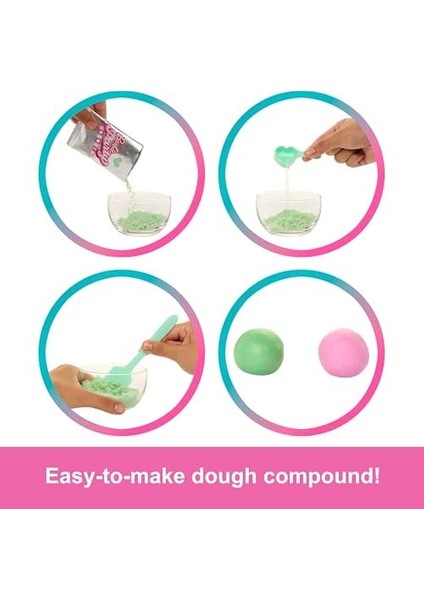 Parti Paketi Bebek ve Aksesuarlar, Minik Dostumun Doğum Günü Serisi Işıltılı Kalpler Seti ve Renk Değişimi ile Pasta Süsleme Etkinliği Dahil 10 Sürpriz, JFG71 fiyatları