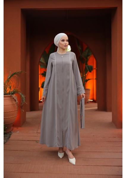 Ankanoor Vizon Kol Ağzı ve Önü Çift Biyeli Ferace ANKA255045 indirimleri