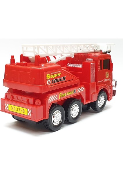 İtfaiye Aracı Merdivenli Pilli Işıklı Sesli Çarp Dön - 175B-2 modelleri