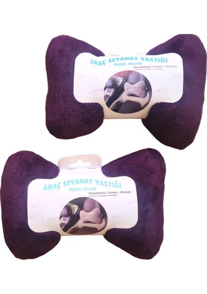 Boyun Yastık 2'li Mürdüm