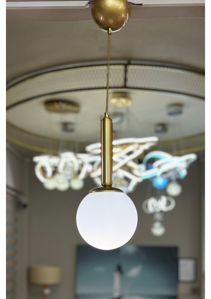 Golden Balll Slim Honey Yellow Cam Avize