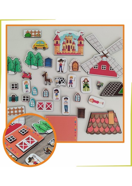 35 Parça Ahşap Hayal Dünyam Puzzle fırsatları