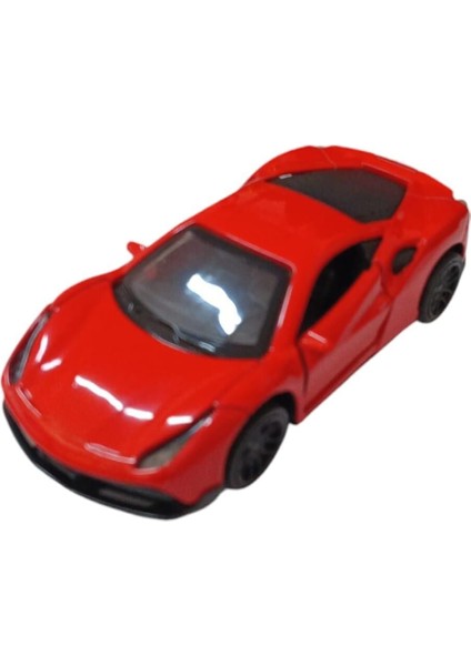 Çek Bırak Metal Araba - 4311B - Kırmızı