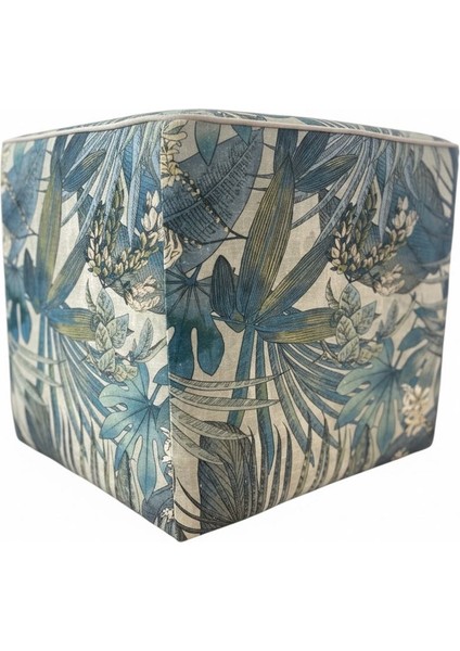 Masha, %100 Dogal Pamuk Puf/yan Tabure