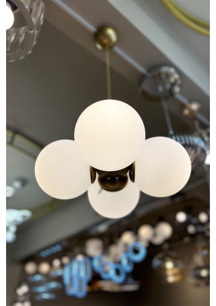 Globe Golden QUAD Sarkıt Cam Avize modelleri