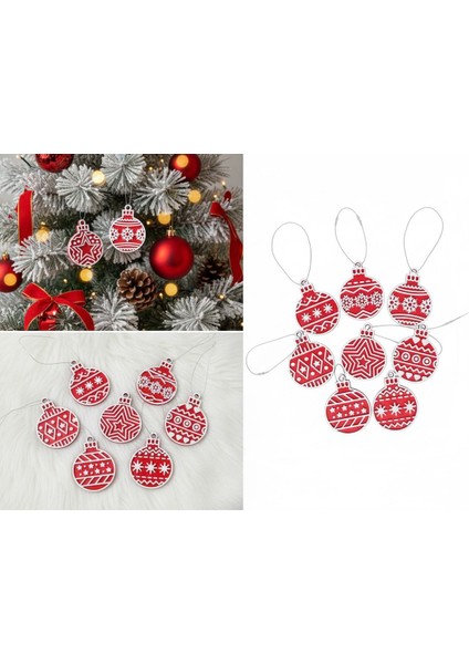 Yılbaşı Ağacı Süsleri 8'li modelleri