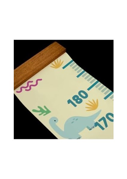 Doğum Günü Hediyesi Renkli Dinozorlar Duvar Cetveli fiyatları