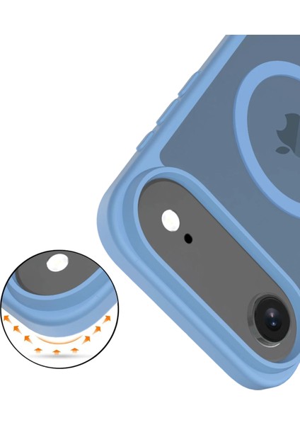 Rdbydn Joko Apple Iphone 17 Air Jota Magsafe Kapak - Açık Mavi modelleri