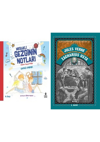 Meraklı Gezginin Notları Yaratıcı Yazma Kitabı + Zacharius Usta
