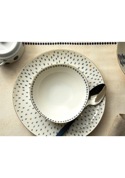 Navy Kase, Mavi-Beyaz, 15 cm