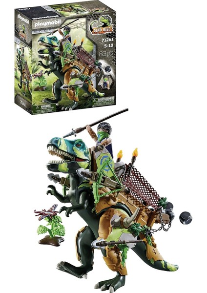 Dino Rise 71261 T-Rex, Fonksiyonel Zırhlı Dinozor, 5 Yaşından Büyük Çocuklar Için Oyuncak
