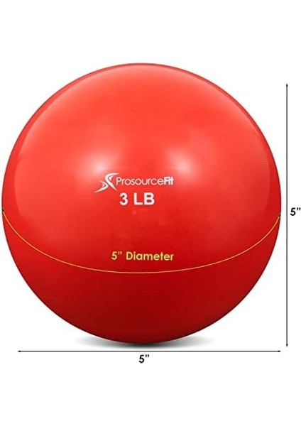 Prosourcefit Ağırlık Topları, Pilates, Yoga, Güç Egzersizi ve Fizik Tedavi Için, 0,9 kg Ila 3,6 Kg, Renk Kodlu