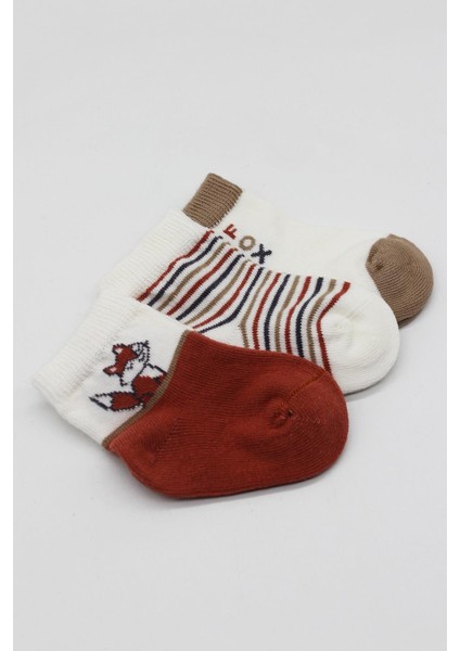 Bistyle 3'Lü Penye Soket Çorap BS10109 Kiremit fırsatları