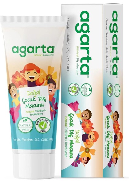 Agarta Doğal Çocuk Diş Macunu 75ml