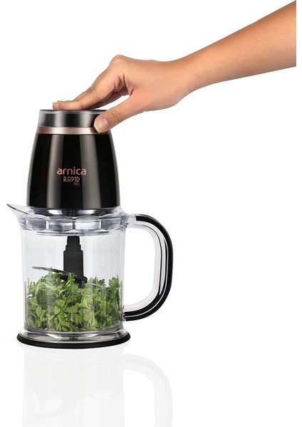 Pro Rose Doğrayıcı, 1.2 L Hazne, 500 W, Paslanmaz Çelik Bıçak, Rose