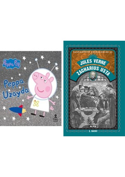 Peppa Pig-Peppa Uzayda + Zacharius Usta