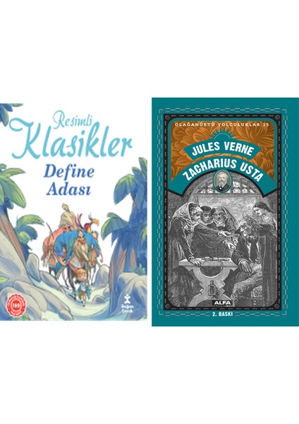 Resimli Klasikler Define Adası + Zacharius Usta