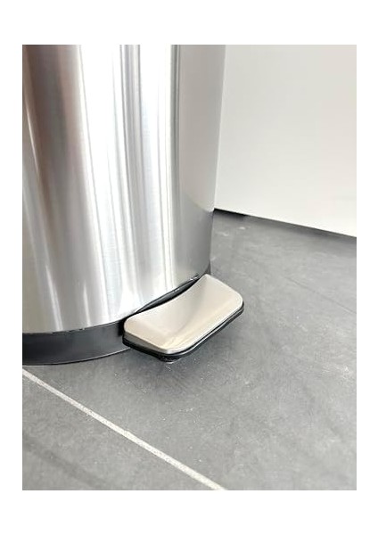 ME903006 Kapaklı Çelik Çöp Kovası 30LT Fırçalı, Siyah modelleri