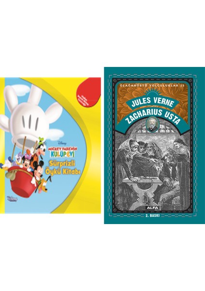 Mickey Fare'nin Kulüpevi Sürprizli Öykü Kitabı + Zacharius Usta