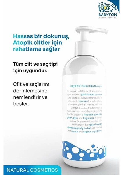 Babyton Atopik Cilt Hassas Saç ve Vücut Şampuanı 400ML fiyatları